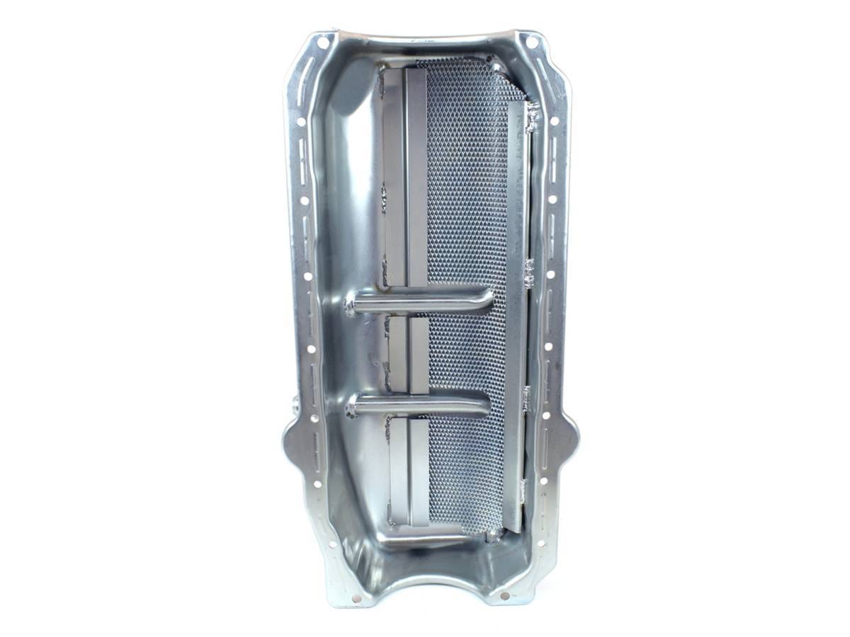 Pre-1985 SBC Dry Sump Left Side Pickup Exits Canton Shallow Race Oil Pan thumbnail 4