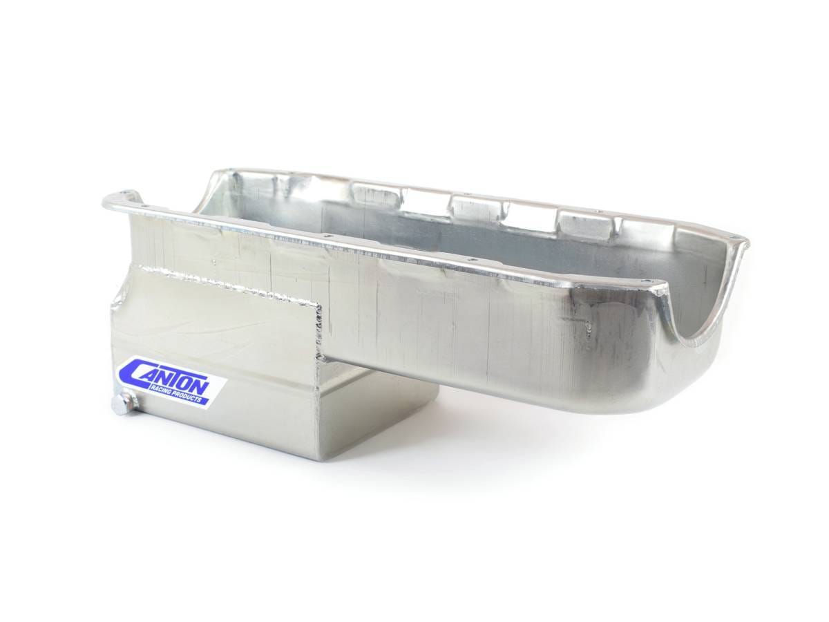 Chevy SBC Pre- 1985 Blocks Stroker Drag Race Canton Oil Pan - Silver thumbnail 2