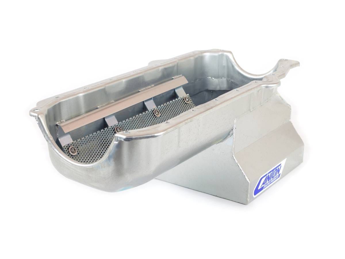 Canton "T" Sump Drag Race Chevy SBC Pre-1980 Blocks Oil Pan - Silver thumbnail 3