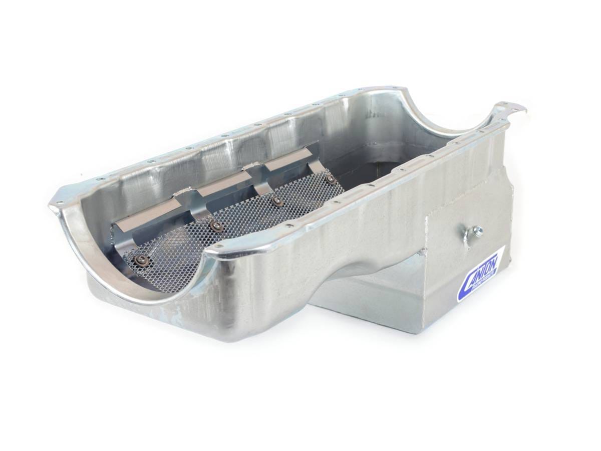 Canton Drag Race Chevy BBC Mark 4 Blocks Oil Pan - Black thumbnail 3