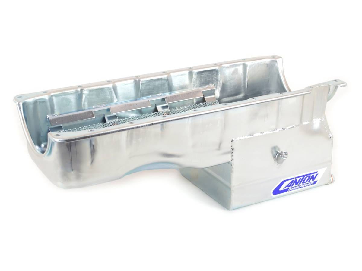 Canton Drag Race Chevy BBC Mark 5 / Gen. 6 Blocks Oil Pan - Silver thumbnail 2