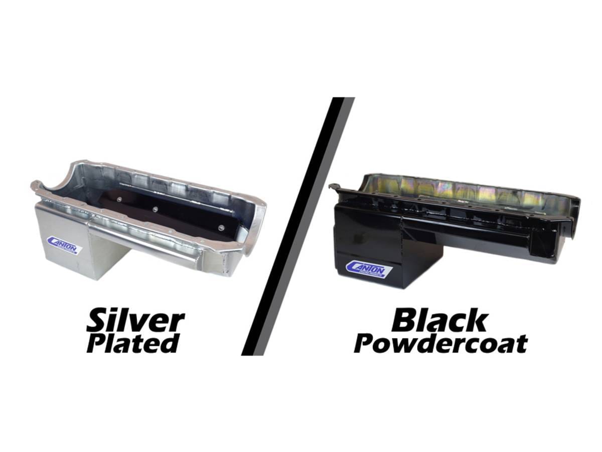 Canton Drag Race Chevy BBC Mark 4 Blocks With Aftermarket Offset Starters Oil Pan - Silver thumbnail 6