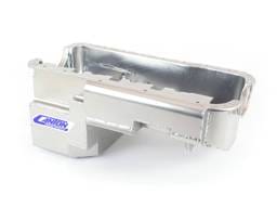 Ford Fox Body 302 Block Rear Sump Drag Race Oil Pan - Silver