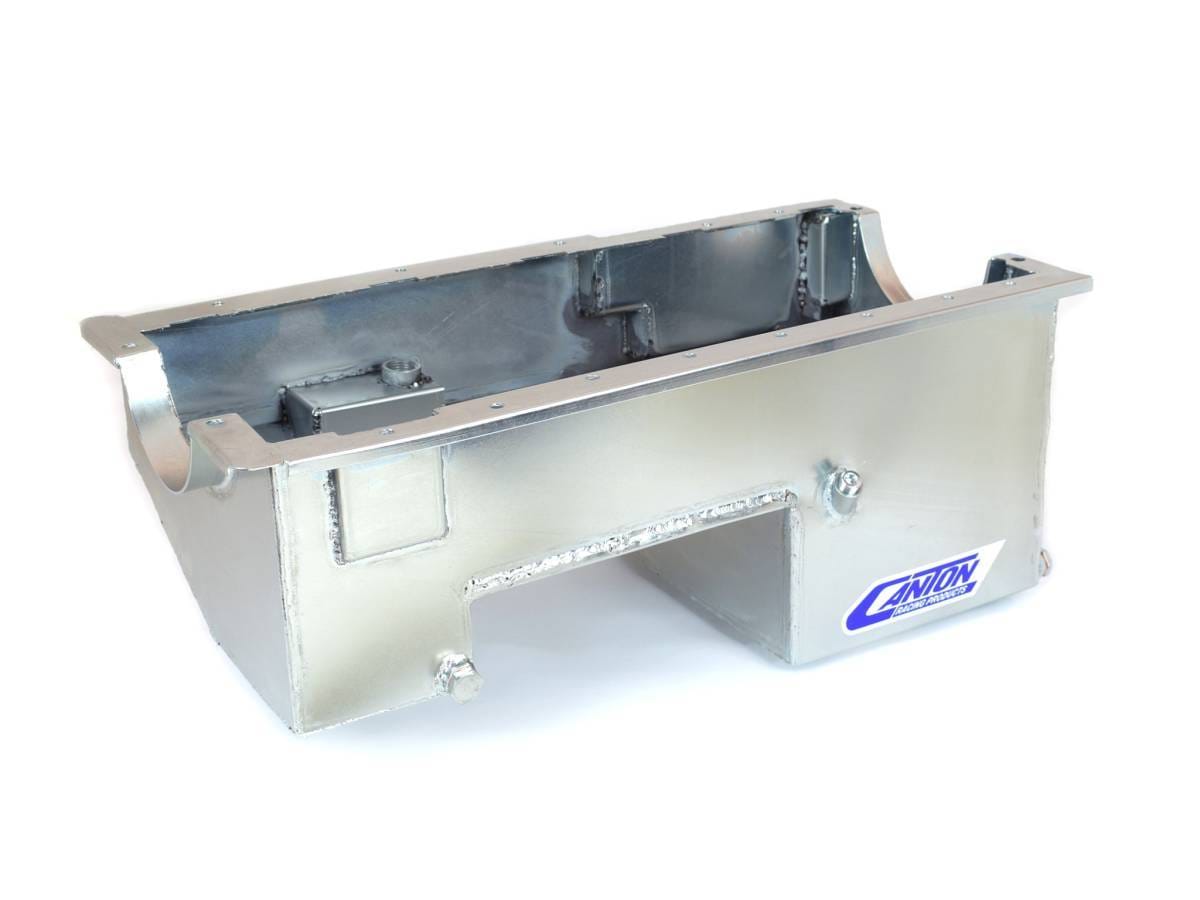 Ford Fox Body 351W Block Drag Race Oil Pan - Canton - Silver thumbnail 2