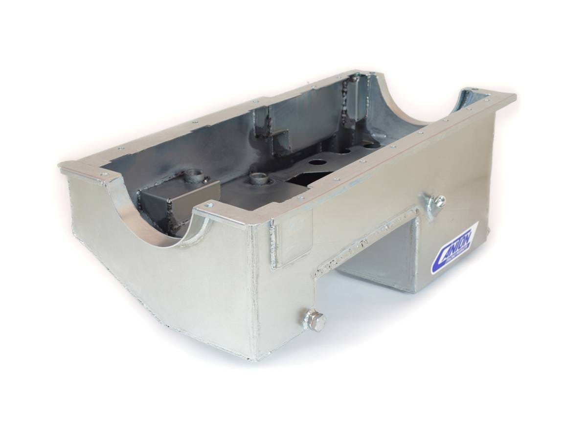 Ford Fox Body 351W Block Drag Race Oil Pan - Canton - Silver thumbnail 3