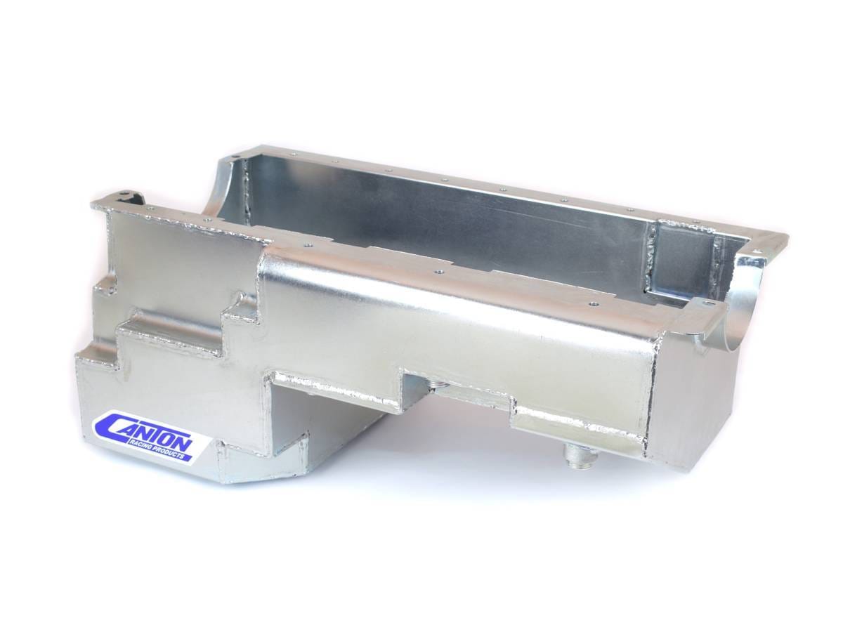 Ford Fox Body 351W Block Drag Race Oil Pan - Canton - Black
