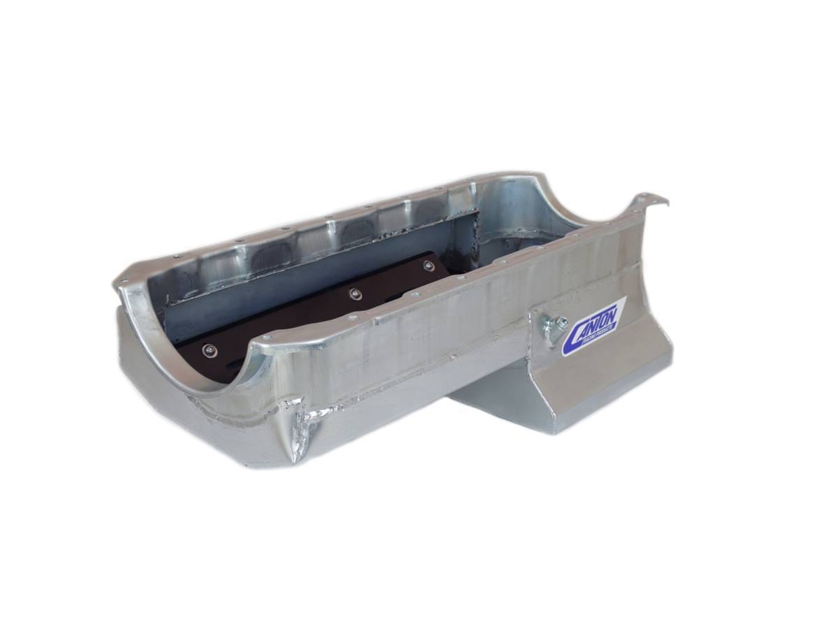 Canton Drag Race Chevy BBC Mark 4 Blocks 8qt Oil Pan - Silver thumbnail 3