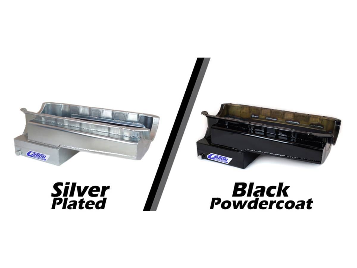 Canton Drag Race Chevy BBC Mark 4 Blocks 8qt Oil Pan - Black thumbnail 6