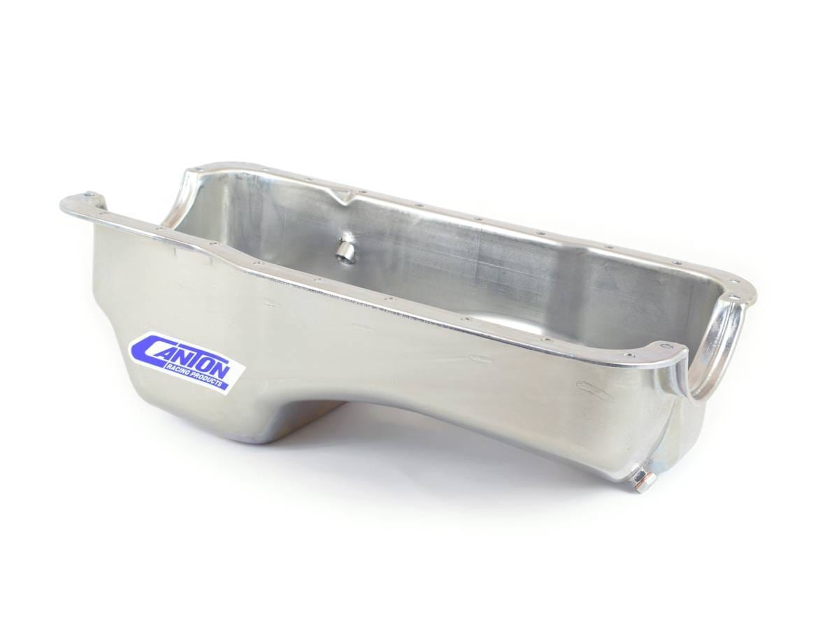 Ford 289-302 Blocks Rear Sump Stock Eliminator Drag Race Oil Pan - Silver thumbnail 2