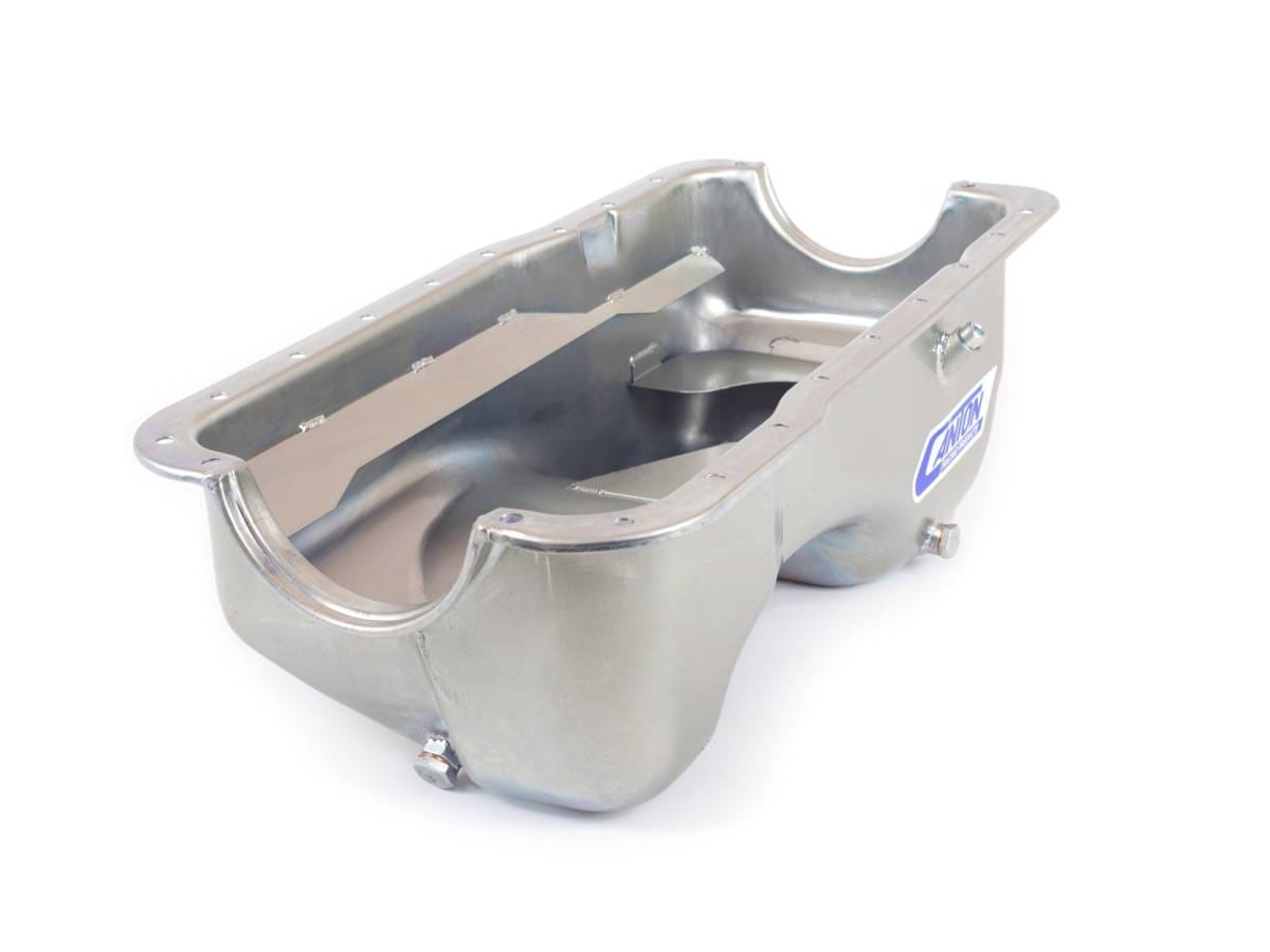 Ford 289-302 Blocks Rear Sump Stock Eliminator Drag Race Oil Pan - Black thumbnail 3