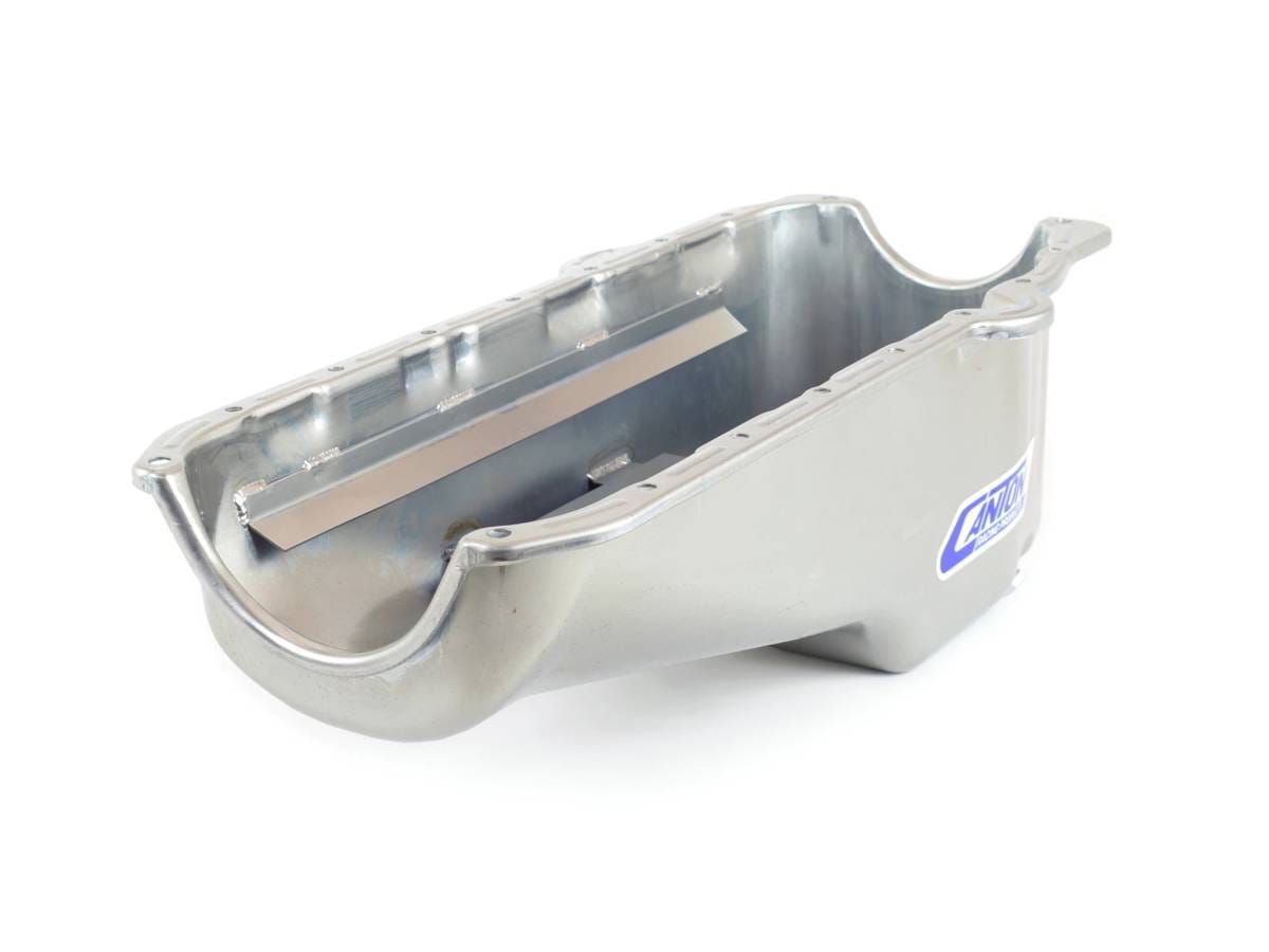 Chevy 1986+ SBC blocks stock style Canton Oil Pan - Black thumbnail 3