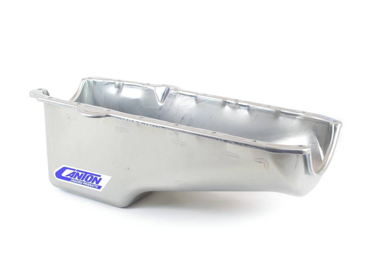 Chevy 1986+ SBC blocks stock style Canton Oil Pan - Black thumbnail 2
