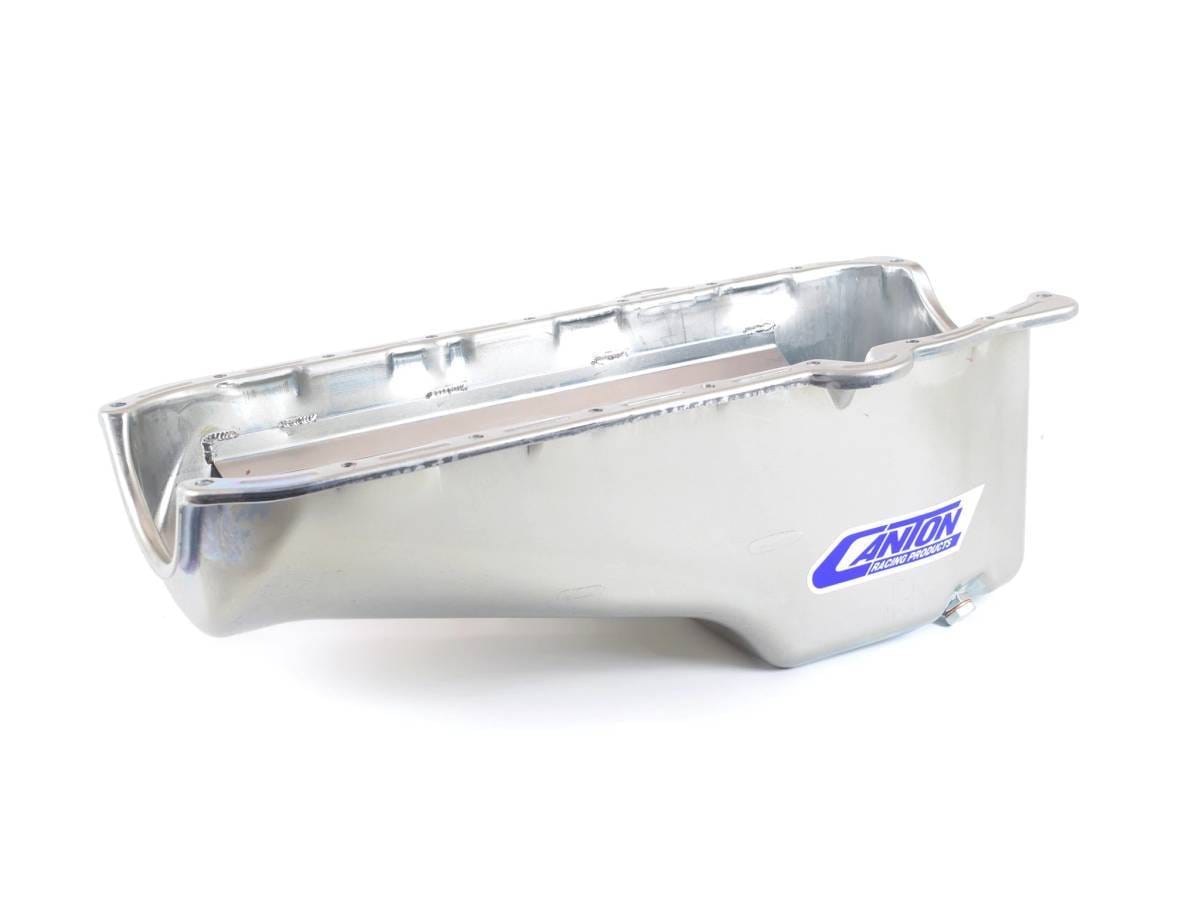 Chevy 1986+ SBC blocks stock style Canton Oil Pan - Black