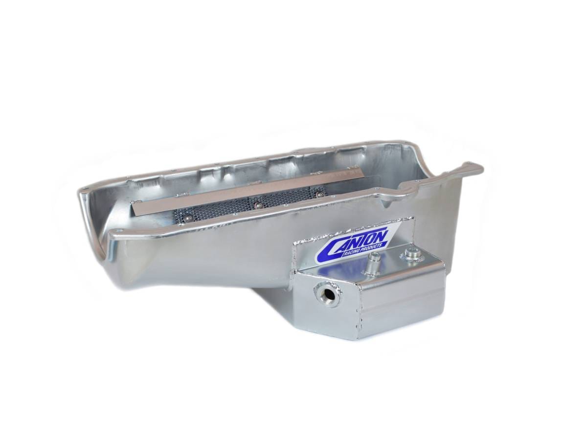Chevy Corvette 1984-1996 SBC blocks Canton Oil Pan - Silver thumbnail 2