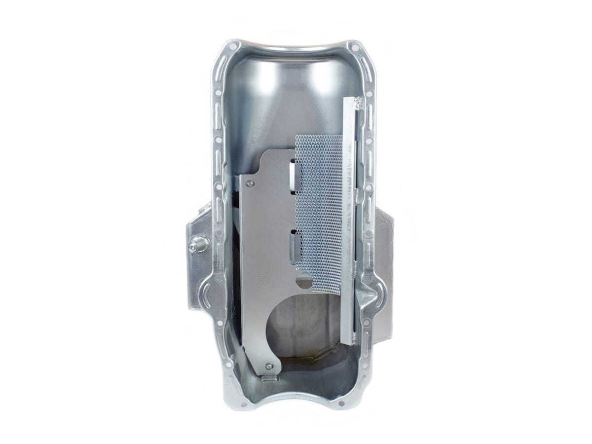 Chevy Corvette 1984-1996 SBC blocks Canton T-Sump Oil Pan - Silver thumbnail 4