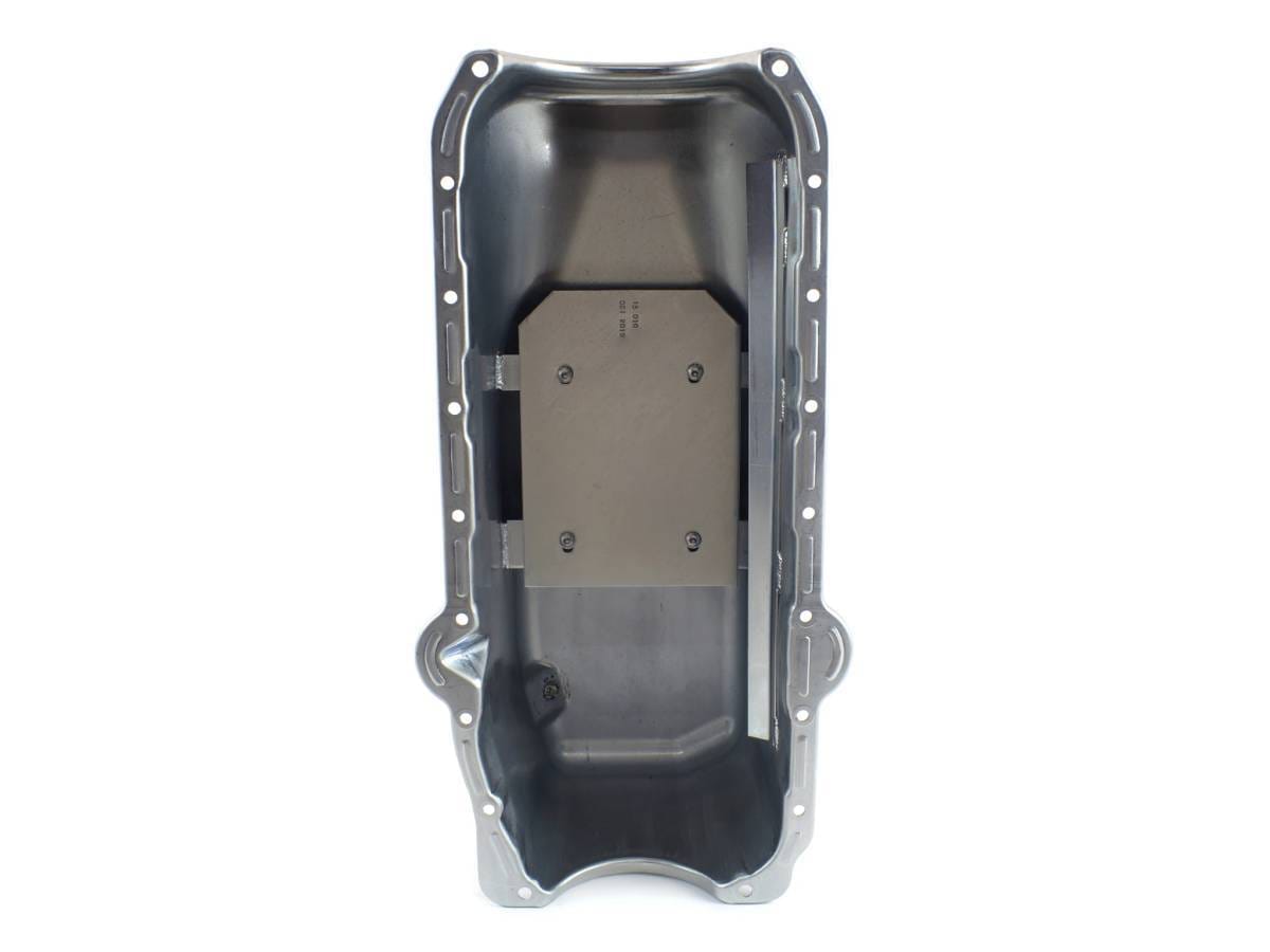 Chevy 80-85 SBC blocks stock style Canton Oil Pan - Black thumbnail 4