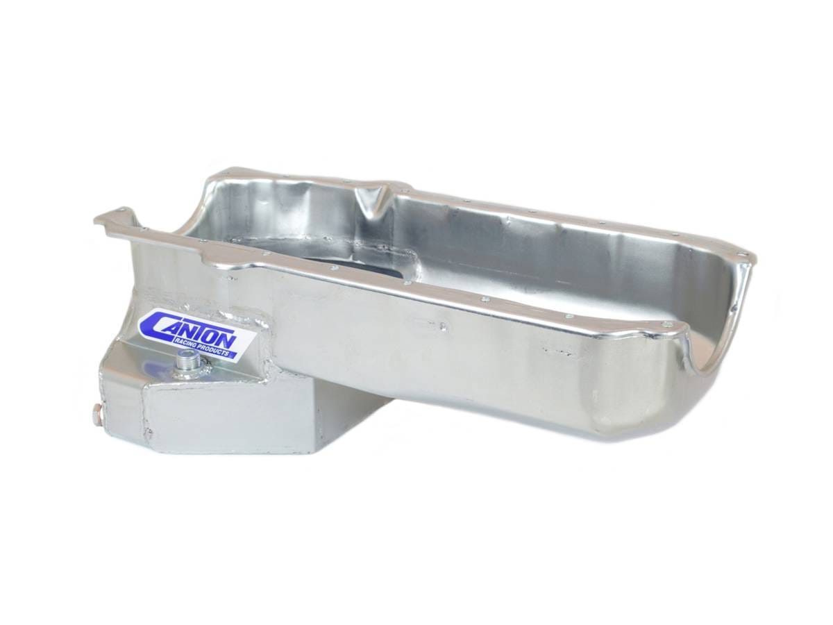 Chevy Pre-1980 SBC Canton Oil Pan - Black thumbnail 2