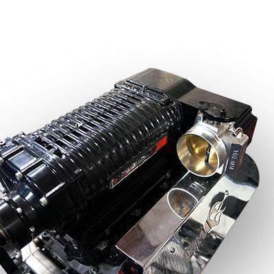 CBM Side Mount Billet Aluminum Throttle Body Adapter for Whipple 4.0L Rear Feed GM LS Supercharger System thumbnail 7