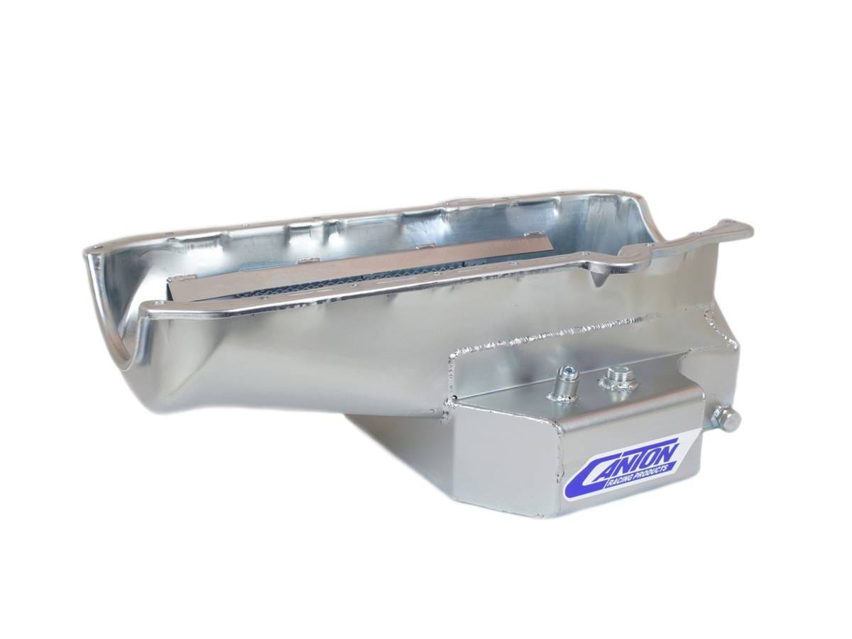 Chevy Pre-1980 SBC Road Race Canton Oil Pan - Silver thumbnail 2