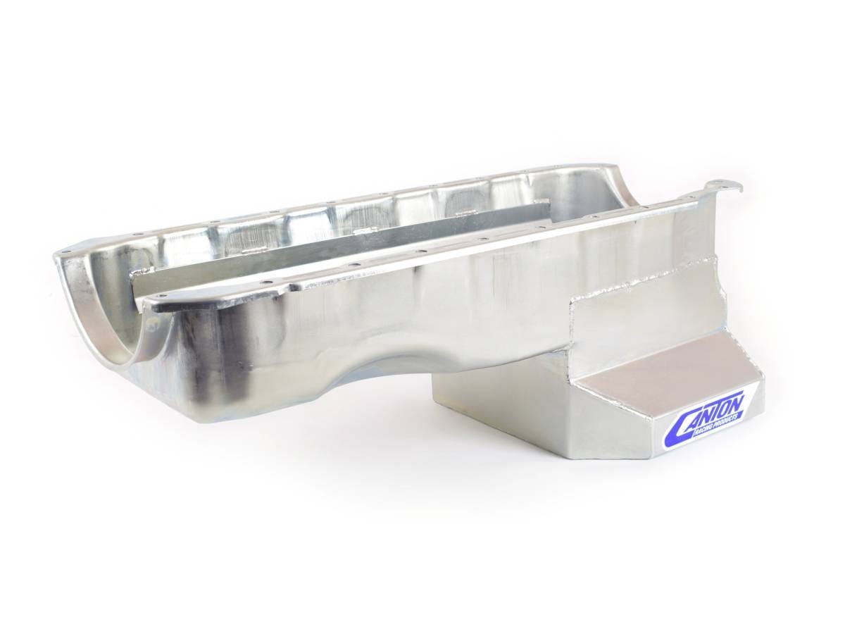 Canton Chevy 1964-1967 Chevelle BBC Mark 4 Blocks T-Sump Street Oil Pan - Silver thumbnail 2