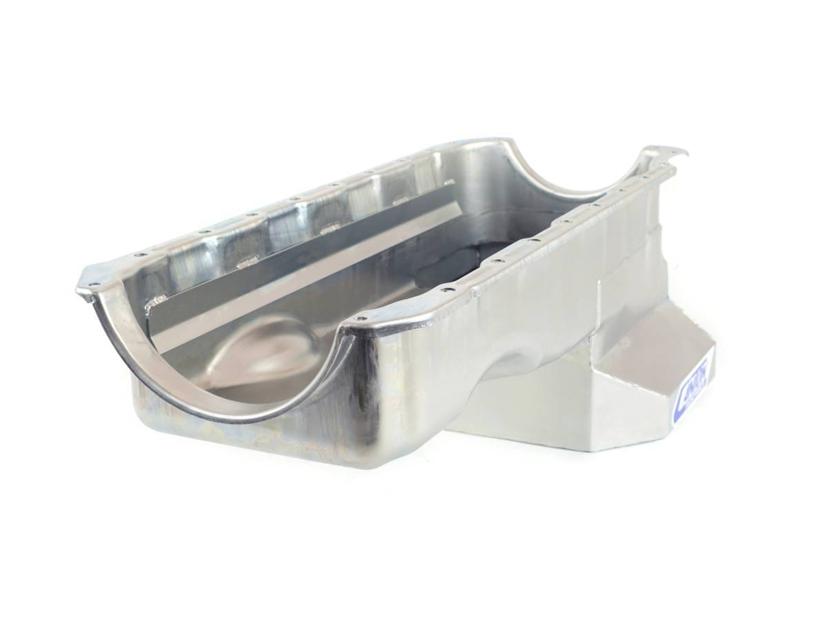 Canton Chevy 1964-1967 Chevelle BBC Mark 4 Blocks T-Sump Street Oil Pan - Silver thumbnail 3