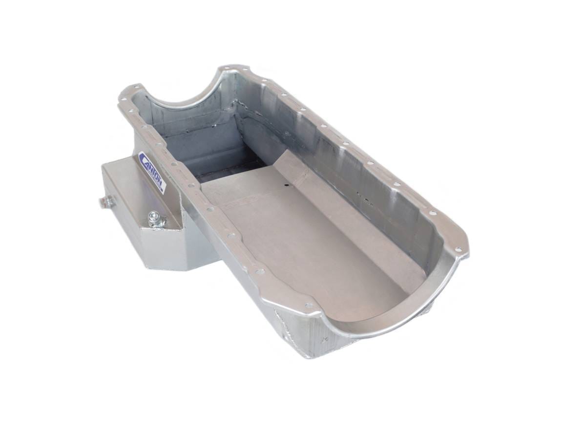 Canton Chevy BBC Mark 4 Blocks T-Sump Street Oil Pan - Silver thumbnail 3