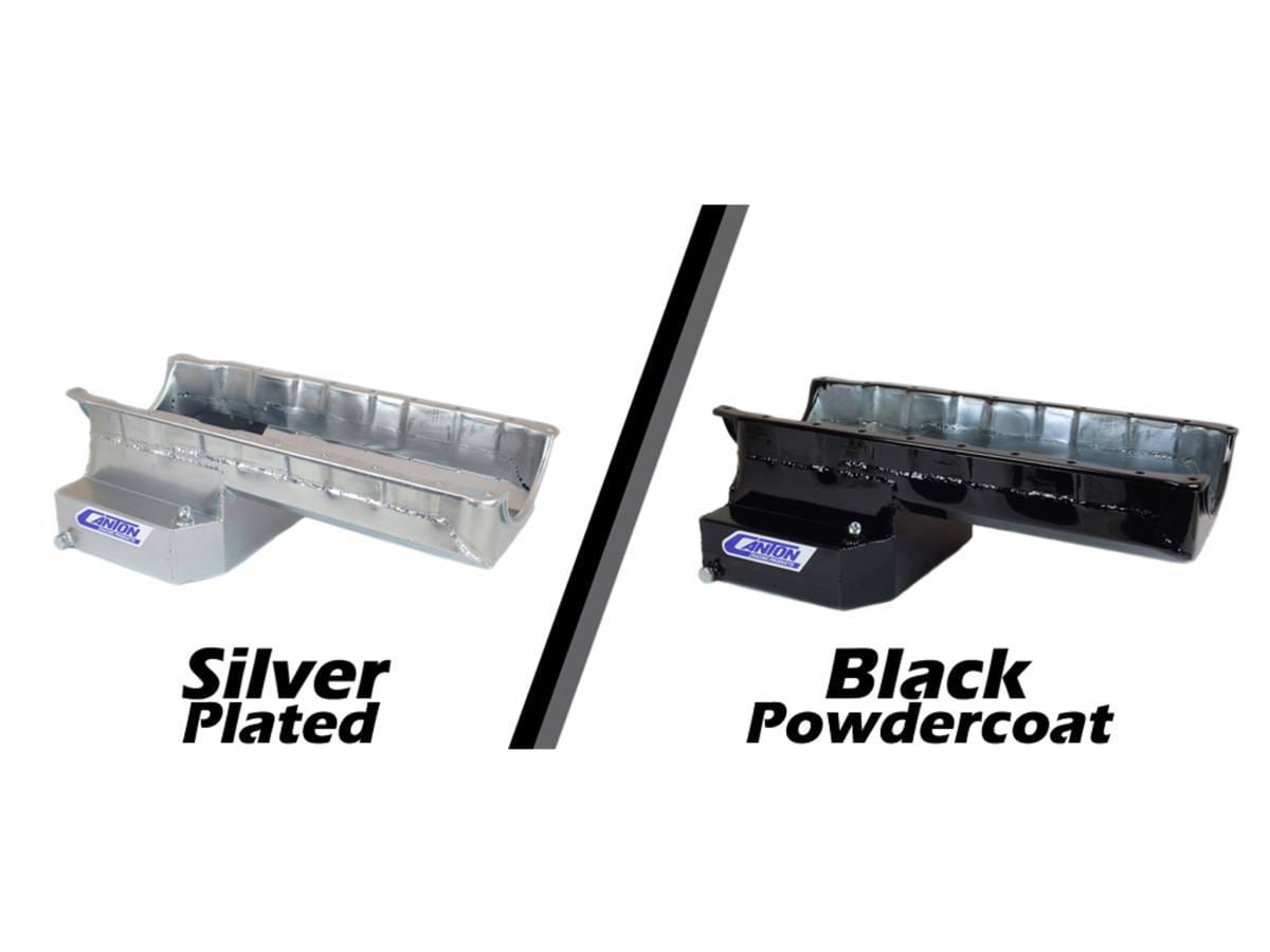 Canton Chevy BBC Mark 5 & 6 Blocks T-Sump Street Oil Pan - Silver thumbnail 6