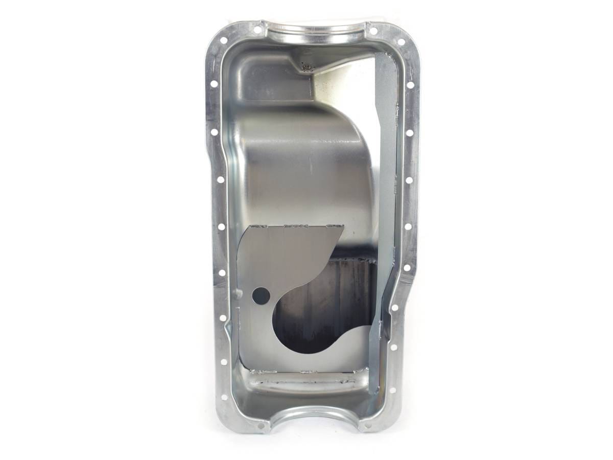 Ford Mustang 289/302 Canton 7 Quart Deep Rear Sump Oil Pan w/ Scraper - Silver thumbnail 4