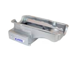 Ford  289-302 Blocks Front Sump Road Race Oil Pan - Silver