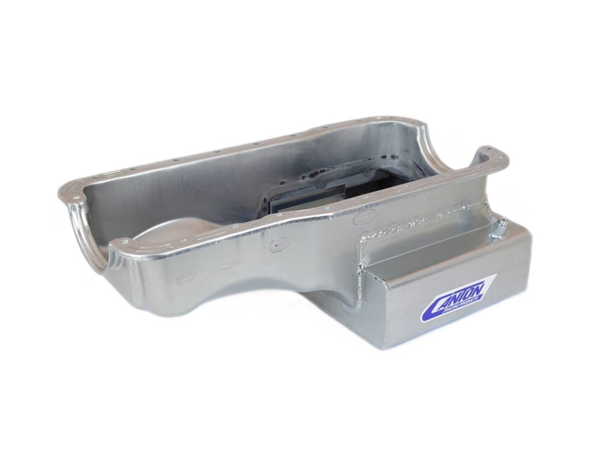 Ford  289-302 Blocks Front Sump Road Race Oil Pan - Silver thumbnail 2