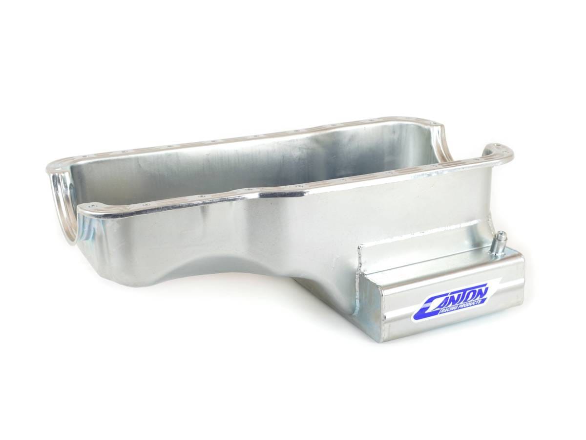 Ford Mustang 351W Canton 7 Quart Front Sump Street Oil Pan - Black