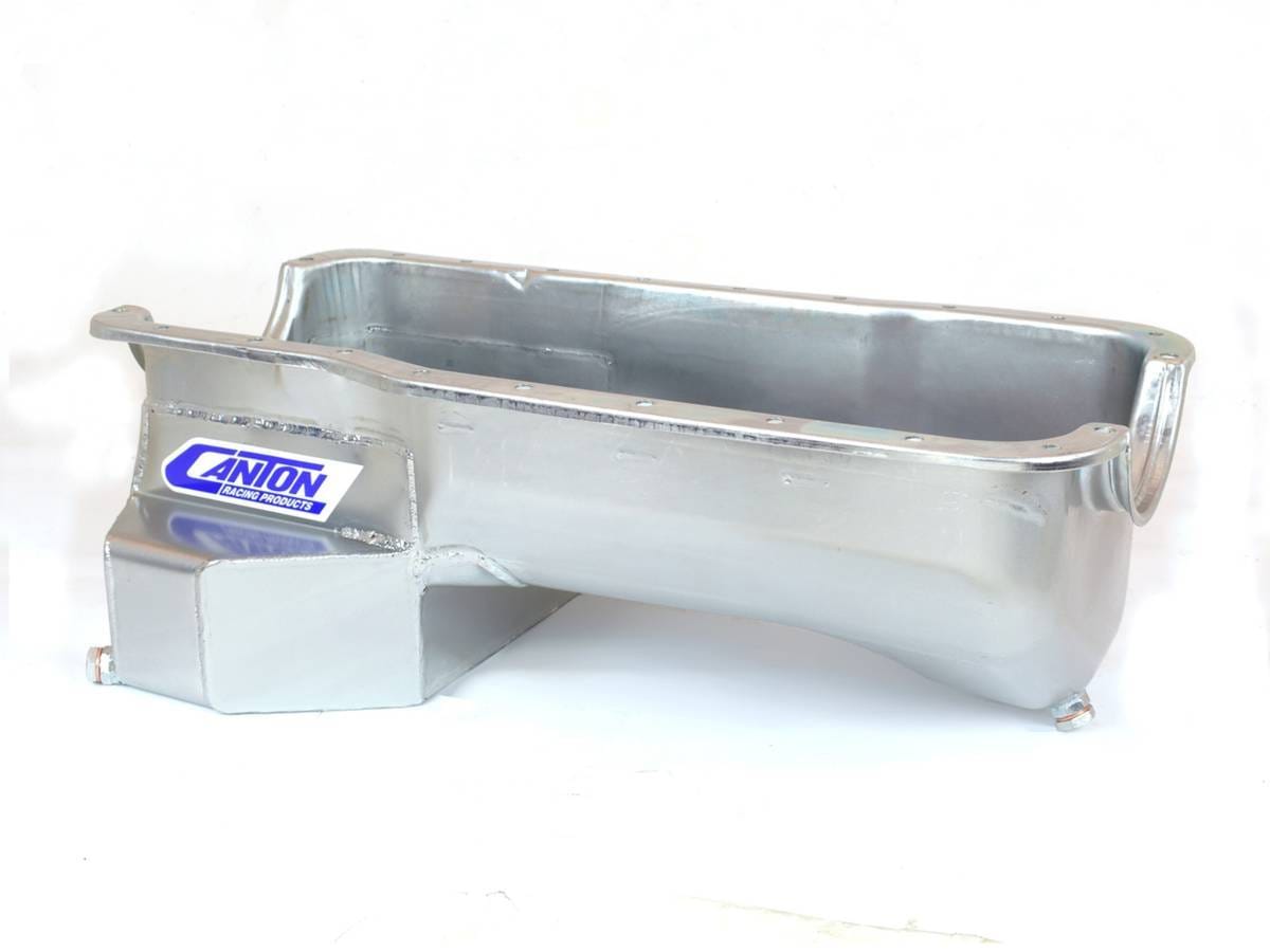 Ford Mustang 351W Canton 7 Quart T-Style Rear Sump Oil Pan - Black thumbnail 2