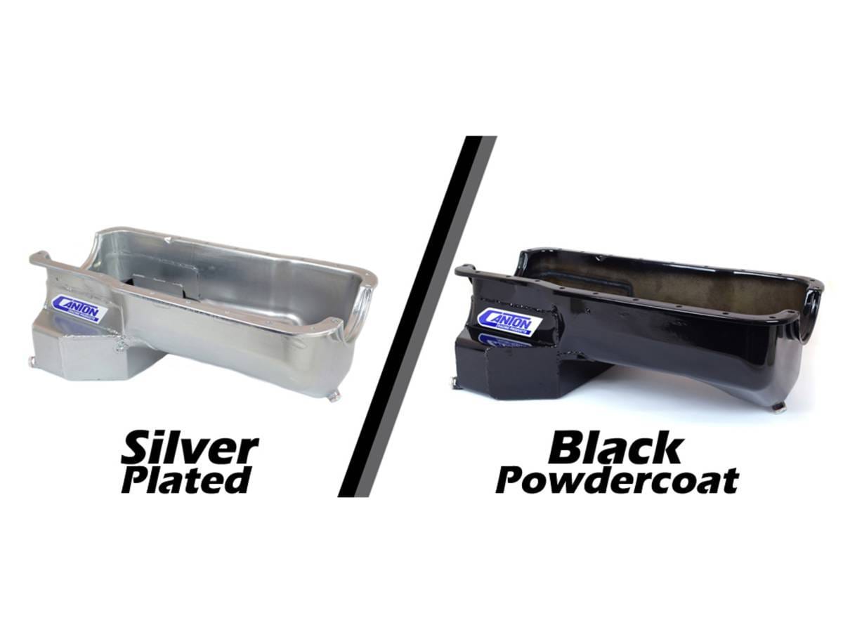 Ford Mustang Cobra 351W Canton 9 Quart Rear T Sump Oil Pan - Black thumbnail 5