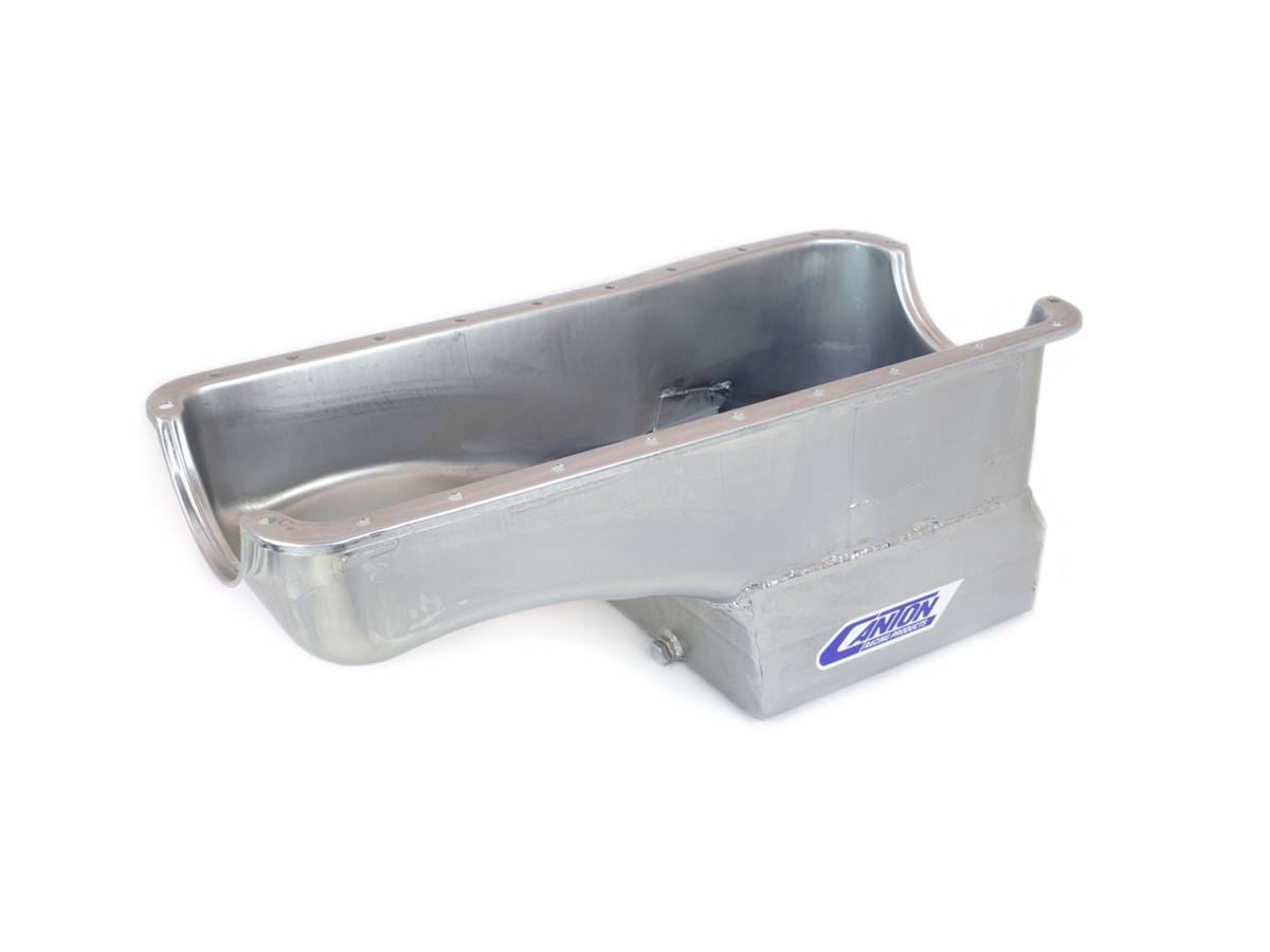 Big Block Ford 429-460 Deep Front Sump Street Pan Oil Pan - Black thumbnail 2