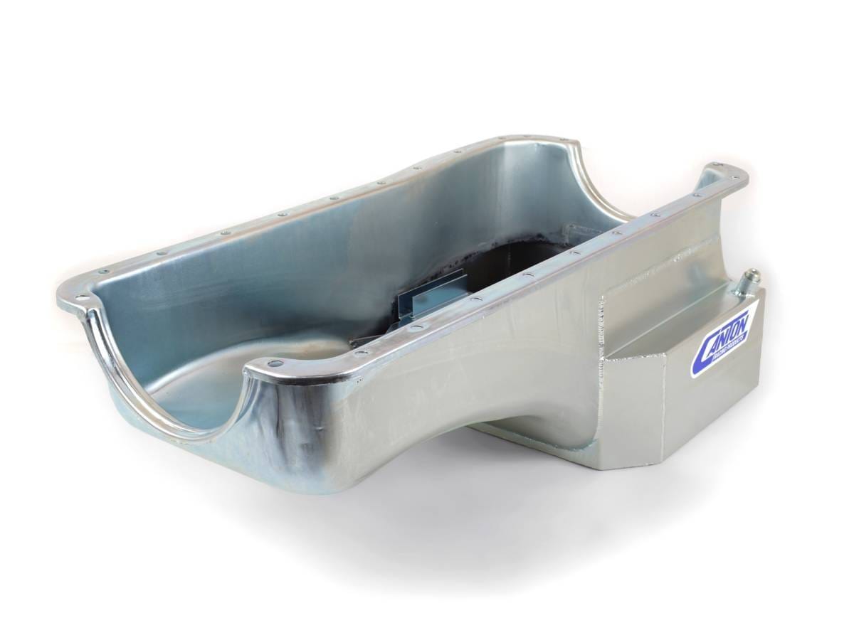 Big Block Ford 429-460 Front T Sump Road Race Pan Oil Pan - Black thumbnail 4