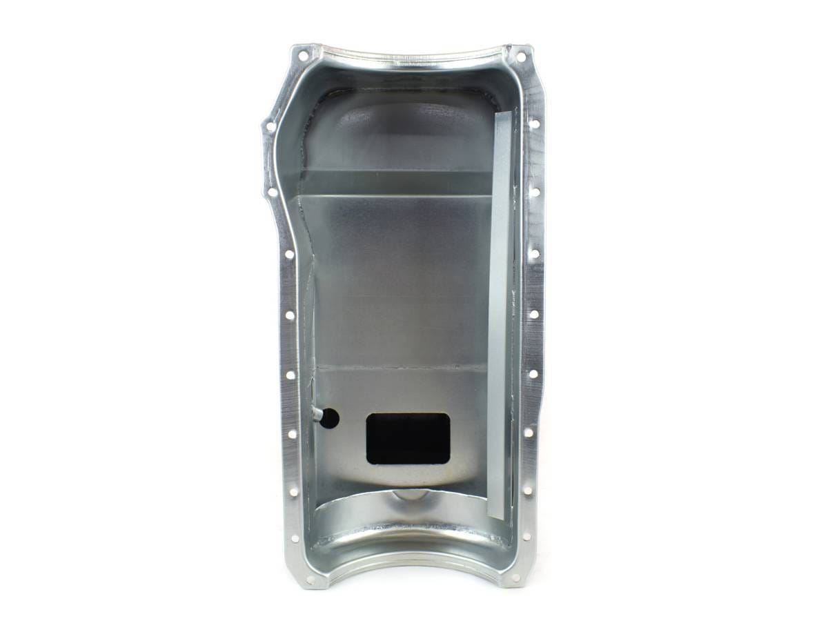 Ford Mustang Foxbody 351C Swap Canton Street Rear Sump Oil Pan - Black thumbnail 4