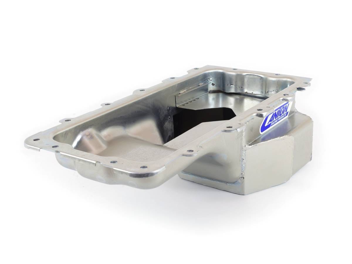 Ford 4.6L/5.4L Street Rear T Sump Oil Pan - Black  thumbnail 2