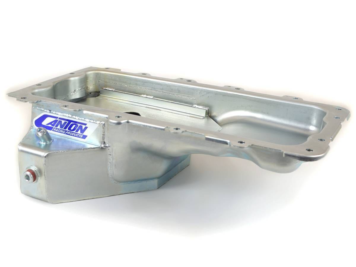 Ford 4.6L/5.4L Street Rear T Sump Oil Pan - Black 