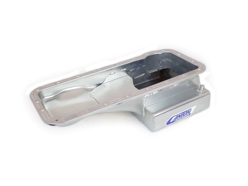 Canton Ford 332-428 FE High Capacity Front T Sump Street Oil Pan - Black thumbnail 2