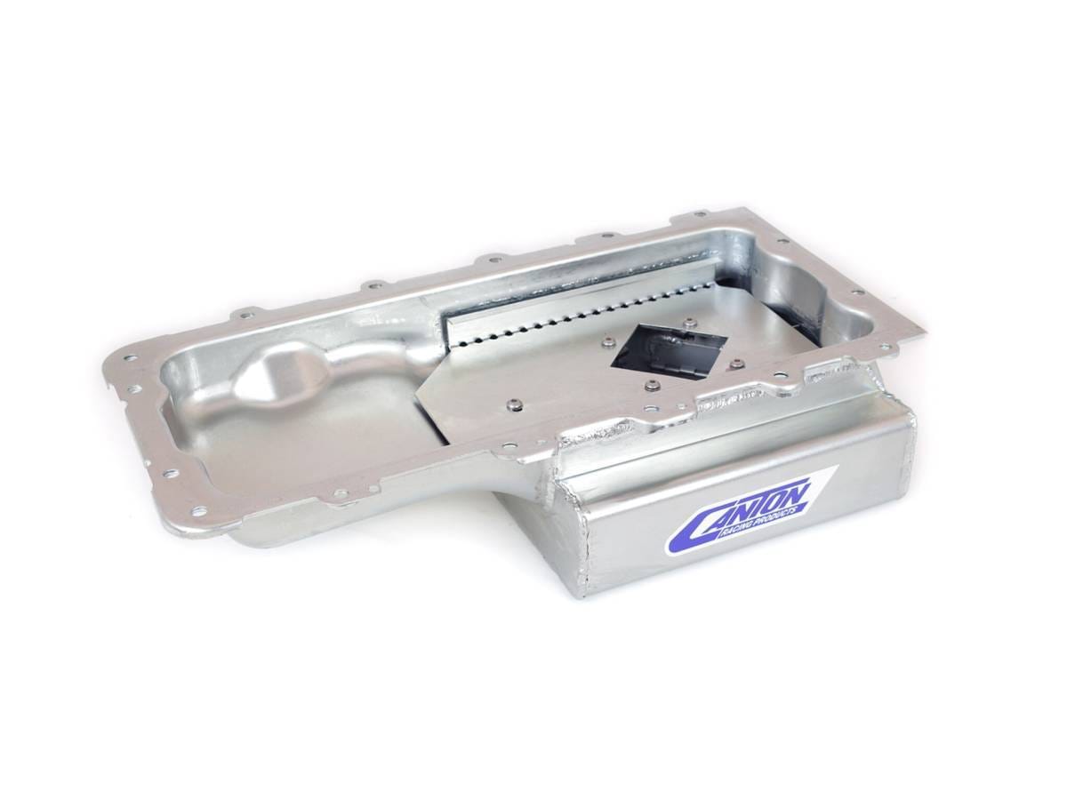 Ford Mustang Mod Motor 4.6/5.4 Canton 7 Quart Rear Sump Oil Pan Kit Car - Black