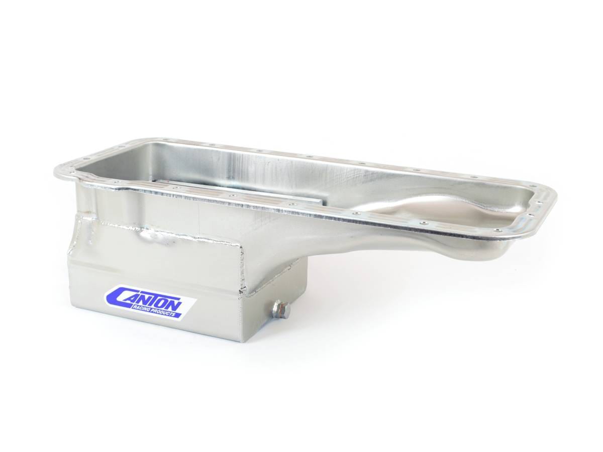Canton Ford 332-428 FE Deep Front Sump Street Oil Pan - Black
