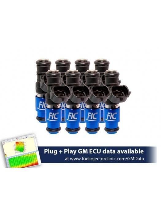 FIC 2150cc High Z Flow Matched Fuel Injectors for LS Trucks (4.8L,5.3L,6.0L) 2007-2013 - Set of 8