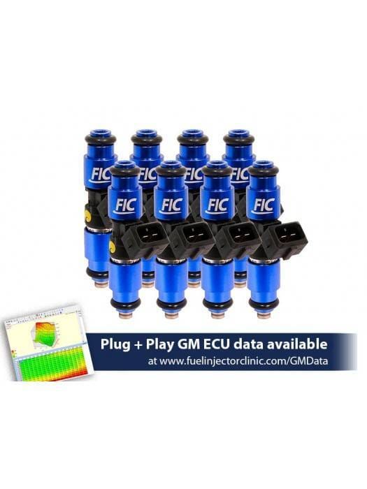 FIC 1200cc High Z Flow Matched Fuel Injectors for LS1 & LS6 Engines - Set of 8