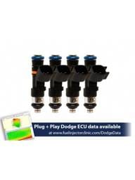 FIC 650cc High Z Flow Matched Fuel Injectors for Dodge SRT-4 2003-2005 - Set of 4