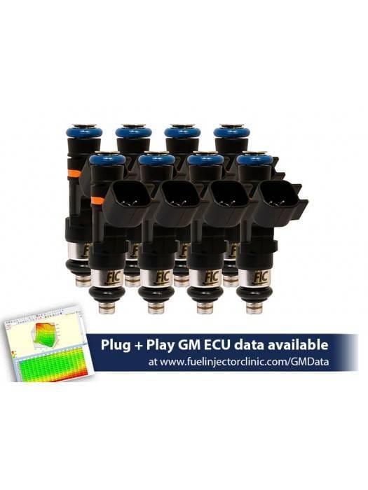 FIC 1000cc High Z Flow Matched Fuel Injectors for LS Truck/SUV (4.8L,5.3L,6.0L) 1999-2006 - Set of 8