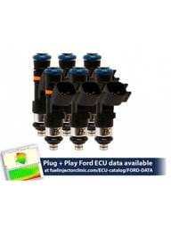 FIC 1650cc High Z Flow Matched Fuel Injectors for Ford Falcon XR6T (FG) 2008-2014 - Set of 6