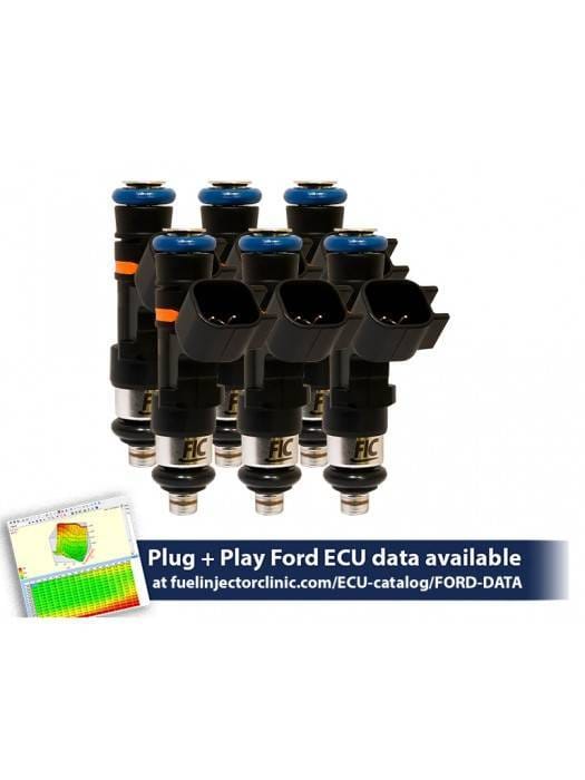 FIC 525cc High Z Flow Matched Fuel Injectors for Ford Falcon XR6T (BA/BF) 2002-2010 - Set of 6