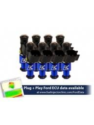 FIC 1440cc High Z Flow Matched Fuel Injectors for Ford GT40 2005-2006 & GT500 2007-2014 - Set of 8