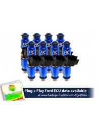 FIC 1200cc High Z Flow Matched Fuel Injectors for Ford Mustang GT 2005-2023 - Set of 8