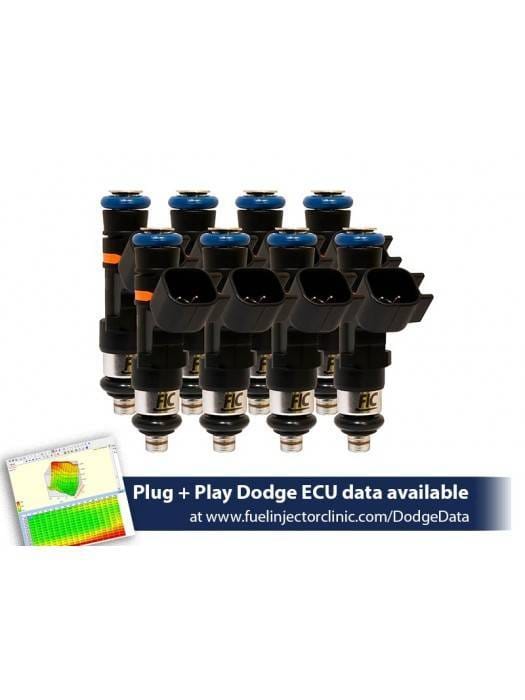 FIC 1000cc High Z Flow Matched Fuel Injectors for Dodge Hemi 5.7L/6.1L/6.2L/6.4L - Set of 8